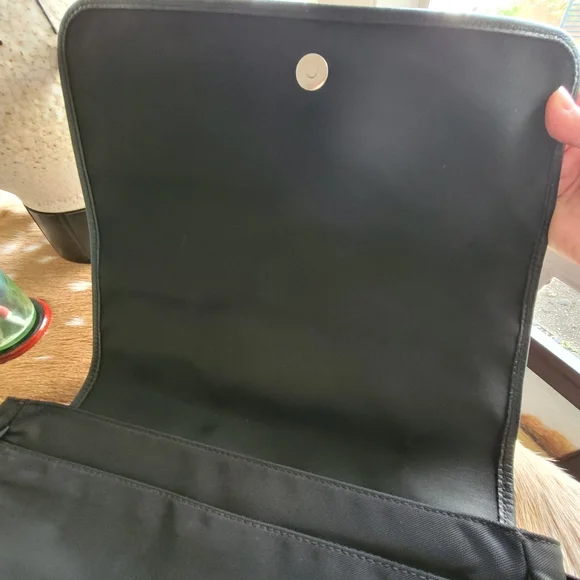 Salvatore Ferragamo Men's Leather Nylon Messenger Bag - Picture 9 of 16